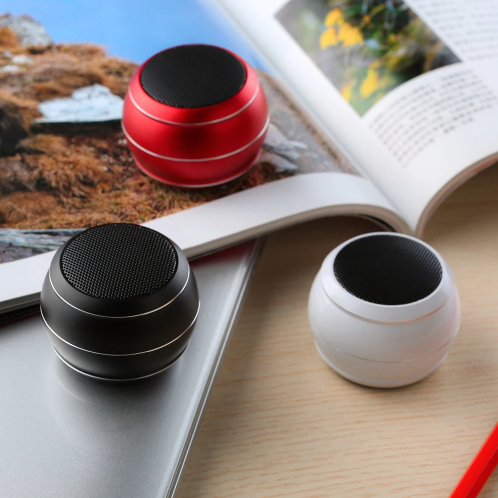New Bluetooth Speaker TWS Pairing One-Button Self-Timer Speaker silver coin size and easy to carry - ANKUX.COM