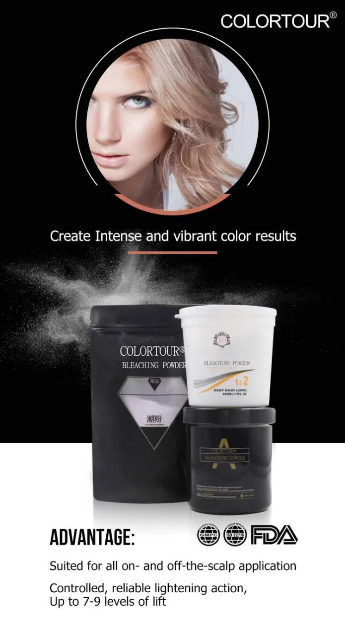 Colortour Best Quality Blue Color Professionally Organic Hair