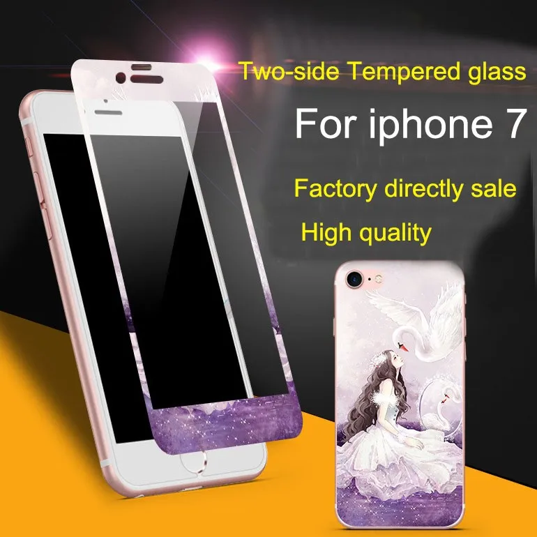 Free sling Full Cover Soft TPU Material Curved Screen Protector for iphone 7 / 7plus Mobile Phone Film