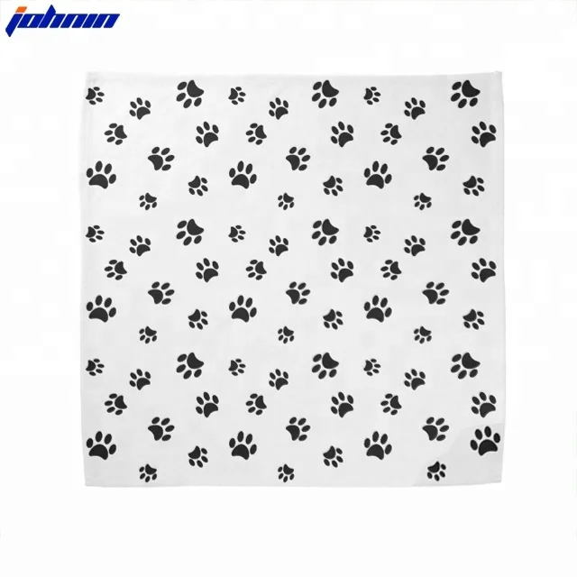 paw print bandana