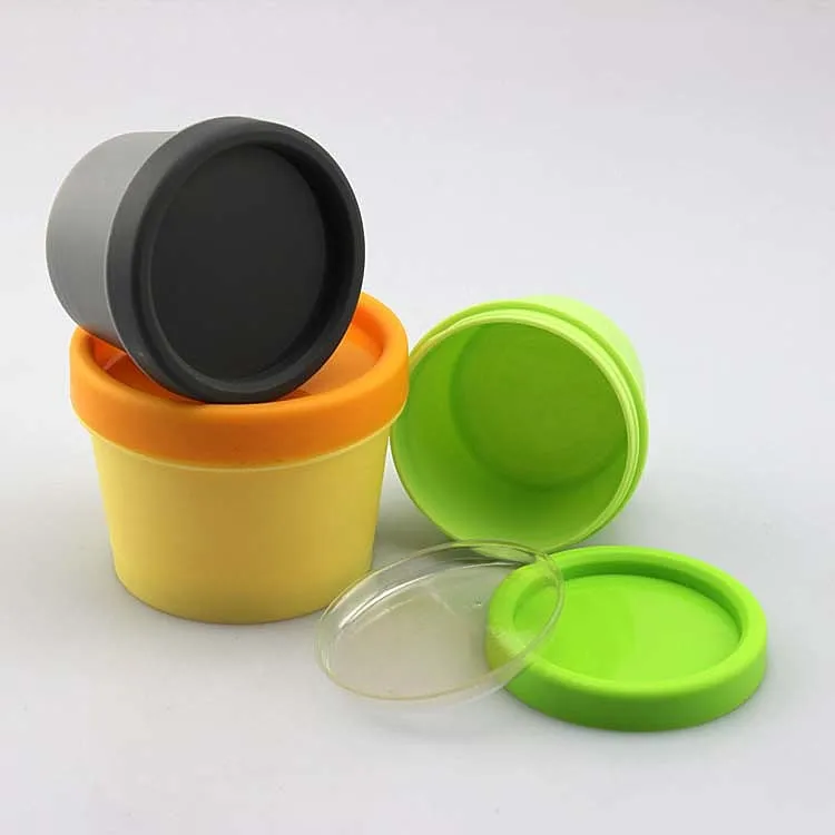 100g clear plastic pp jar 100ml transparent frosted plastic