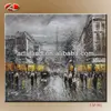Hot sale oil paintings paris street scenes
