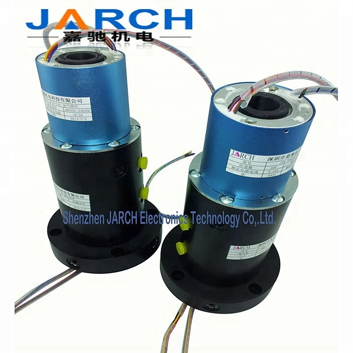 4 Passages 78mm 30RPM Electrical Ethernet Hybrid Slip Rings