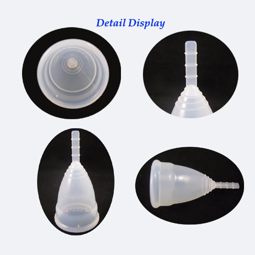 High Quality 100 Medical Grade Silicone Menstrual Cup Feminine Hygiene Product Lady 2730