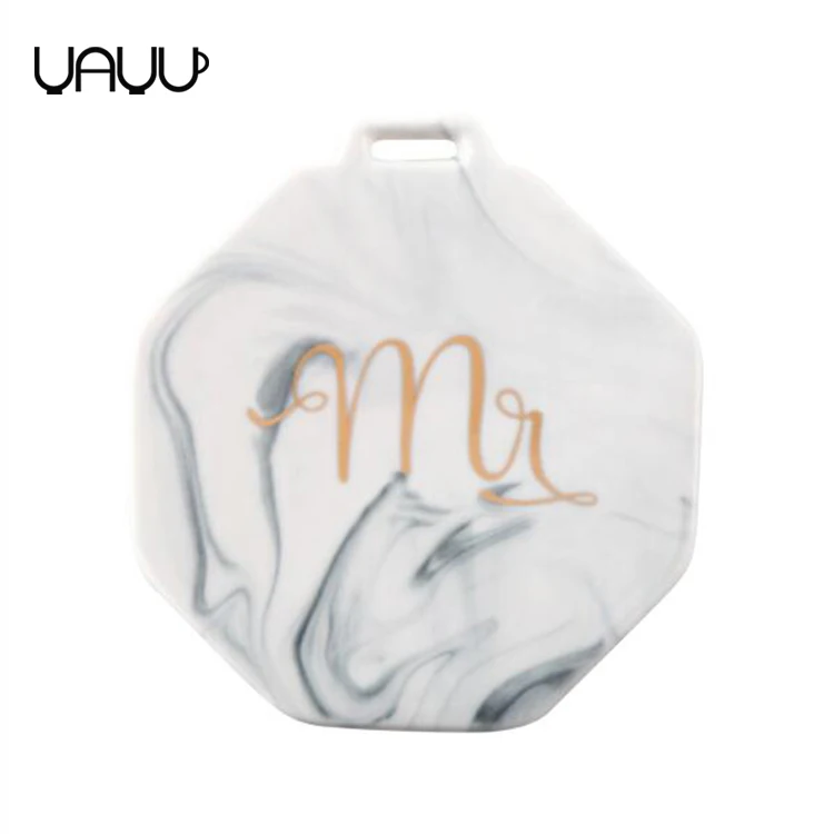 Popular Different Shape Bulk Square Coasters / Holder Marble Gold