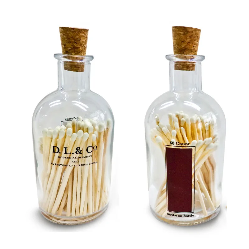 Luxury Scented Candle Matches In Glass Bottle Matches Buy Scented Candle Matches,Matches In