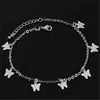 Vintage star double layer anklet