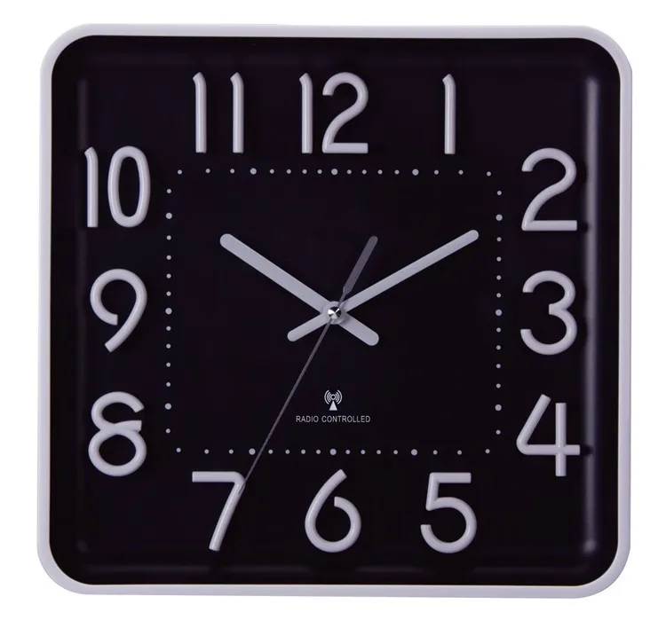 Luminous Hands And Dial Radio Controlled Analog Wall Clock Buy