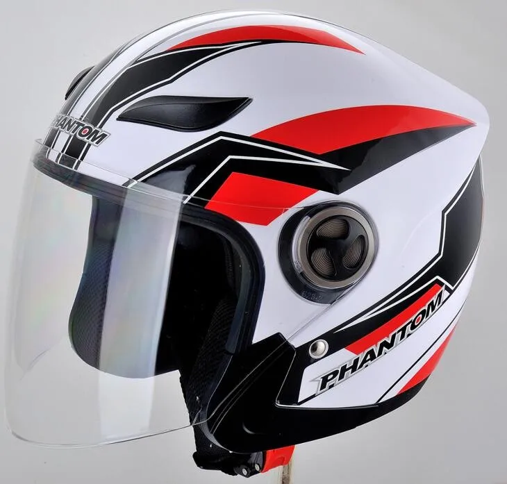 ece 设计高品质打开半面摩托头盔 ym-619