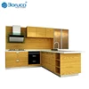 Customized american european style standard pine wood kitchen cabinet sets designs for small kitchens