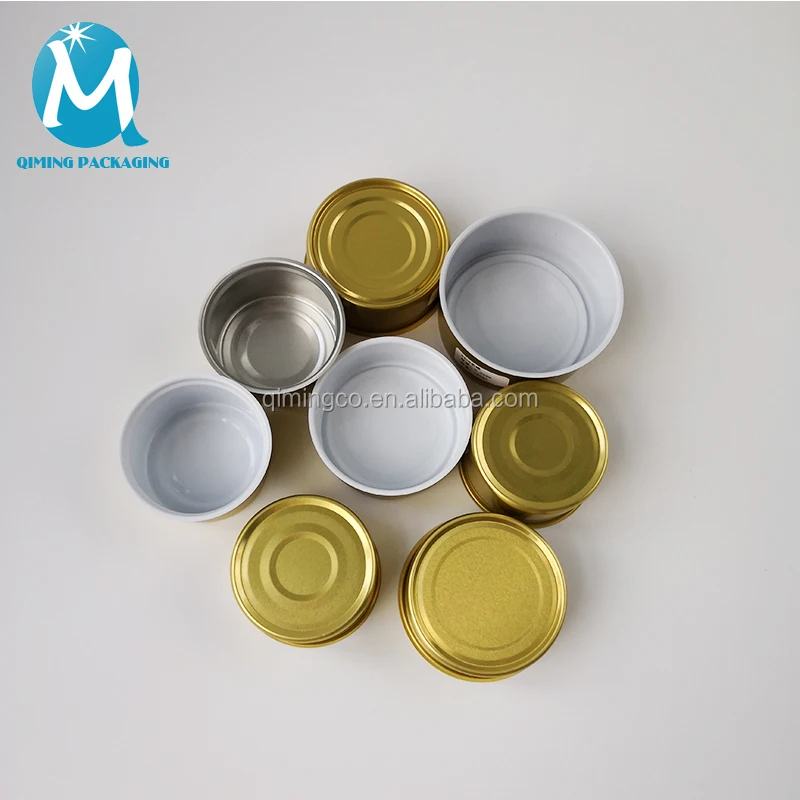 golden color aluminum cans for food canning
