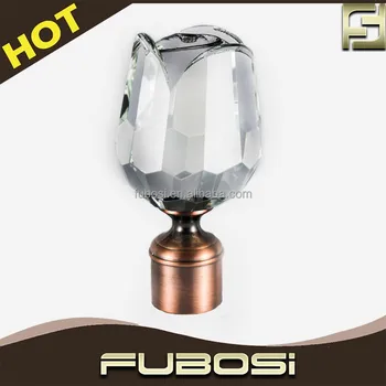 Curtains Ideas curtain rod glass finials : Glass Curtain Rod Finials - Rooms