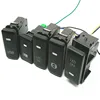 ABS LED OFF 220V USB Special Dedicated Car Fog Light Switch Daytime Running Lights Push button Switch