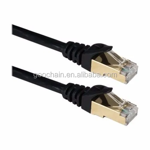 CAT7 25FT Patch Cord Shielded Ethernet Internet Network Lan Cord 10G RJ45 Gold