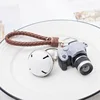Fashion SLR camera keychain pendant LED lighting sound key ring flashlight