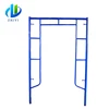 Galvanized walk through mobile scaffolding platform frame