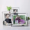 Wholesale Stock Small Order Home Decoration Glass Silver Edge Mirror Surface Photo Frame