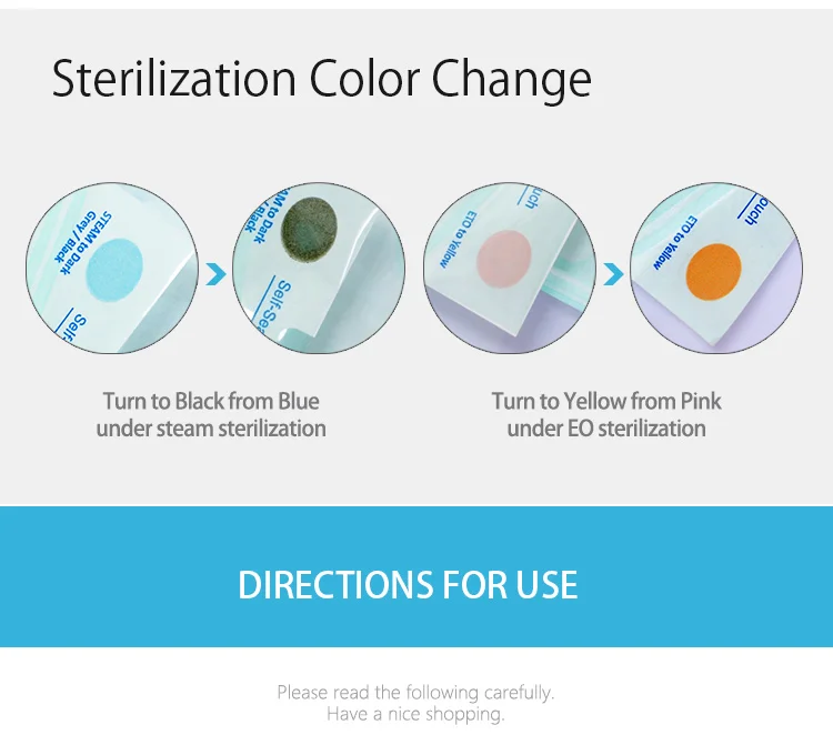 Medipack Heat Sealing Flat Autoclave Medical Eo Sterilization Reel