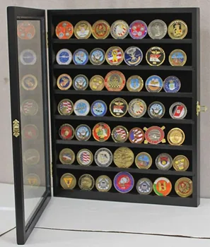 Amazon Hot Selling Challenge Coin / Display Case Cabinet Holder Shadow ...