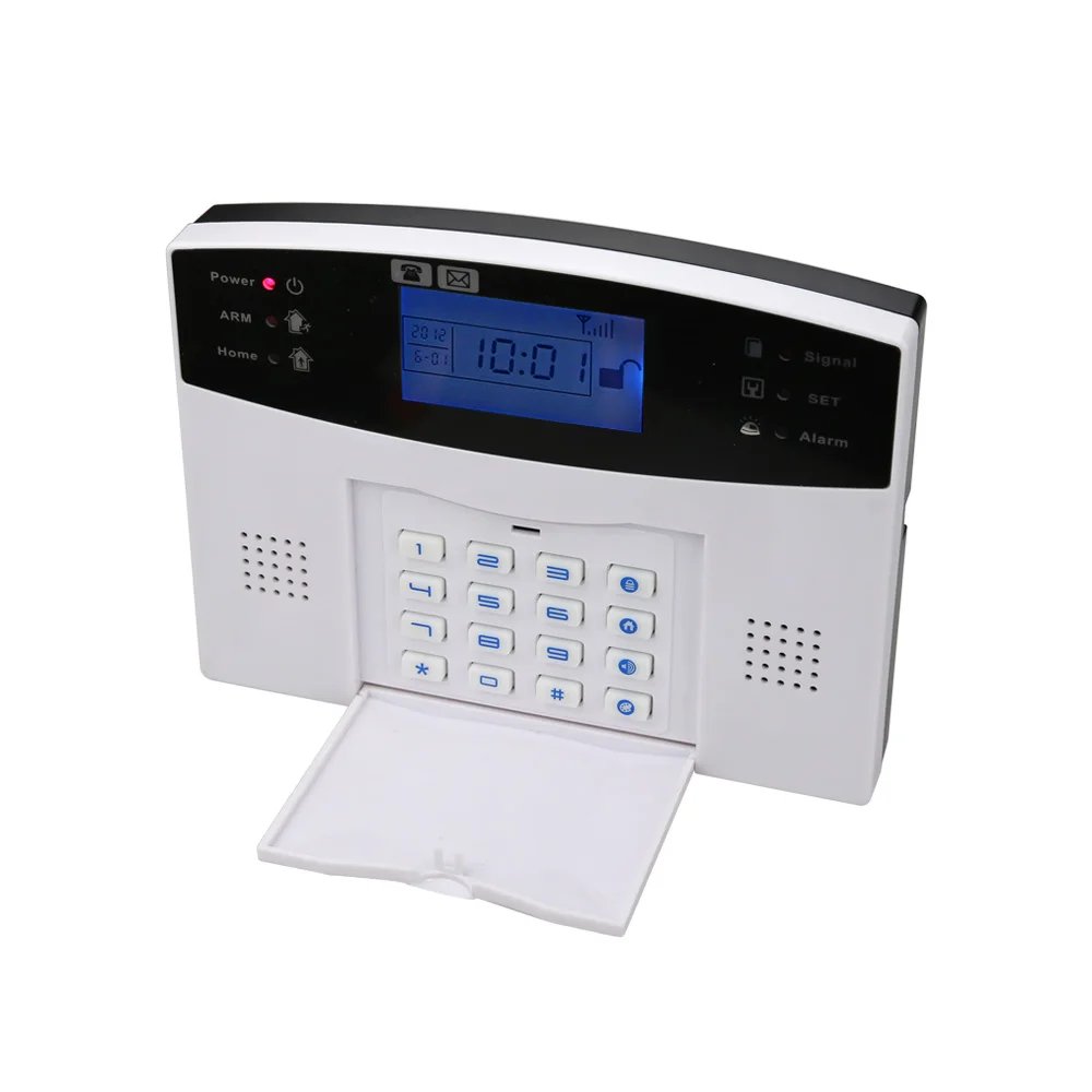 Mobile Call Gsm Alarm System With 7 Wired Zones And 99 Wireless Zones 