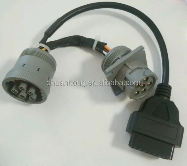 Deutsche 9 Pin Round Connector J1708 Obd2 Plug Or Wiring Harness De