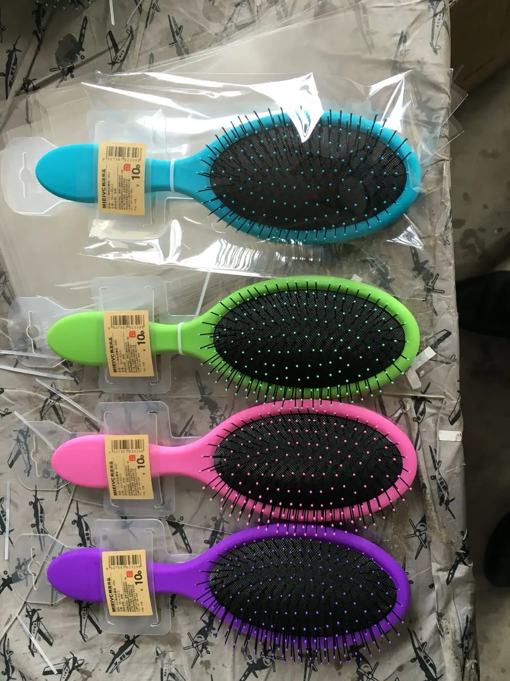 Wet And Dry Detangling Hair Brush Classic Brush,Black Wet&dry Brush For