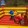 Crazy inflatable fighting ring boxing sport game team building game for sale
