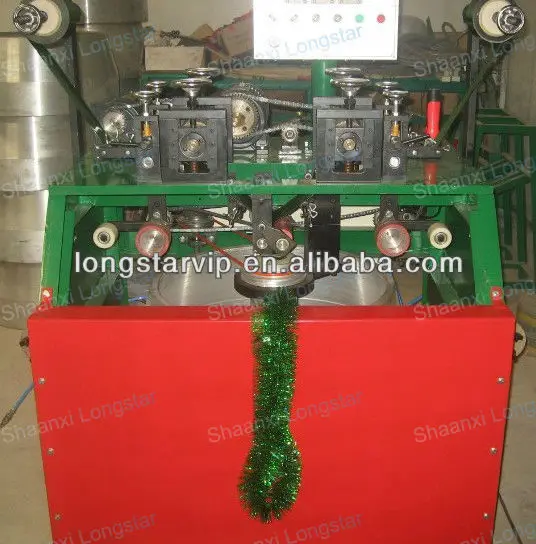 Pet Pvc Holiday Tinsel Garland Making Machine Buy Tinsel Machine,Pvc