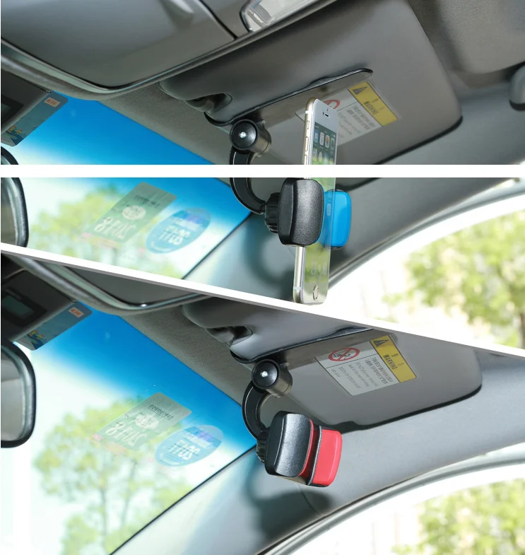Mobile Phone Accessories Car Sun Visor Phone Holder Stand Sun Visor ...