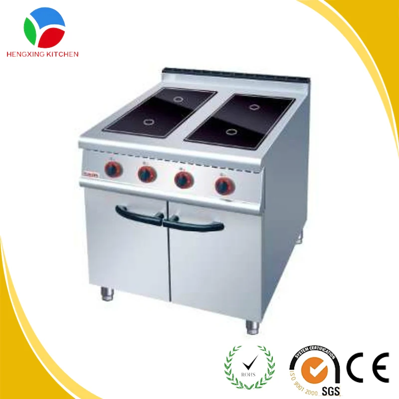 Restaurant Kitchen Equipment 4 Burner Electric Hot Plate/stainless