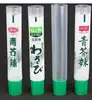 Empty plastic food grade packaging transparent squeeze tube for chili sauce paste