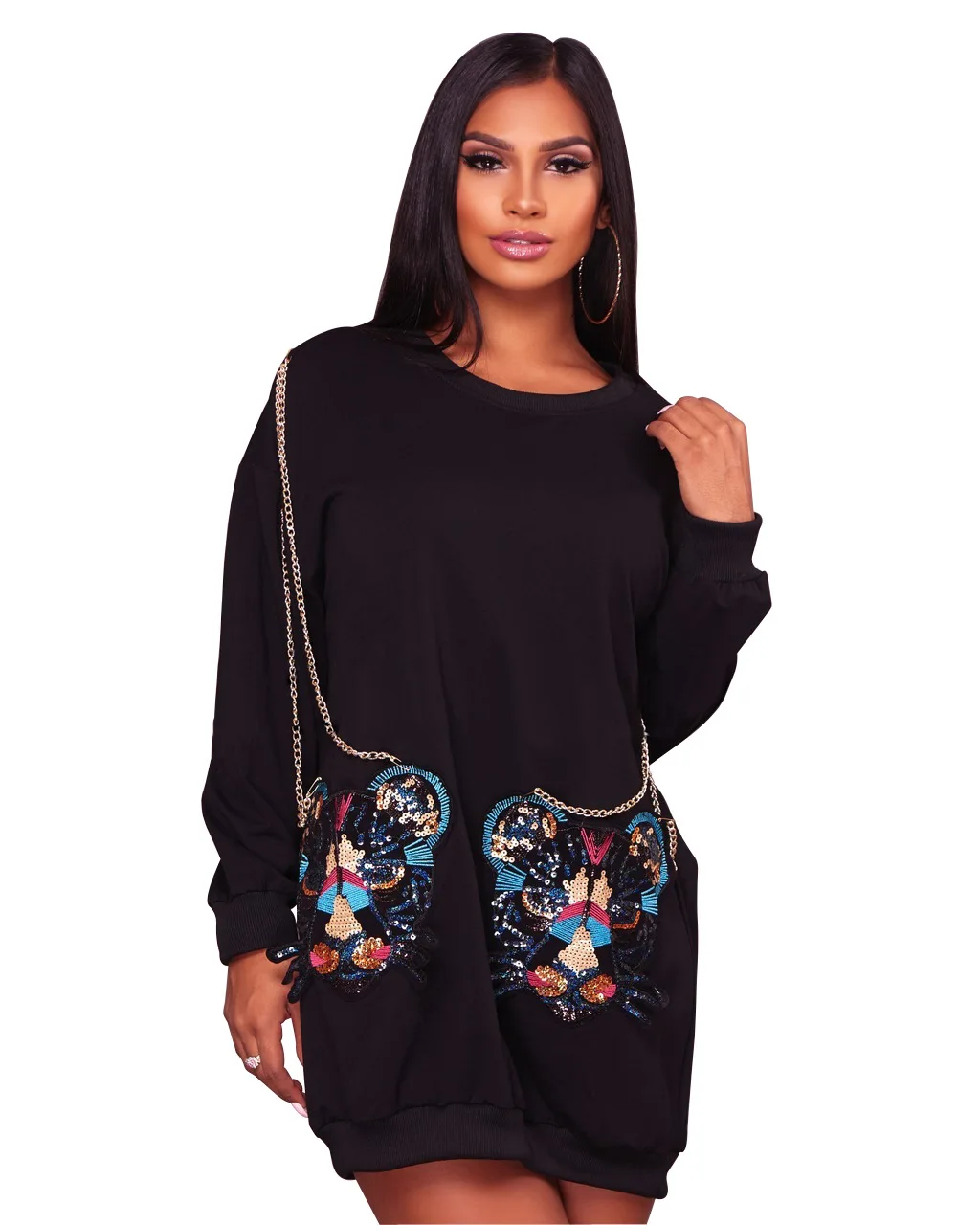 Factory Direct Wholesale Women Casual Sweatshirt Girls Velvet Pullover