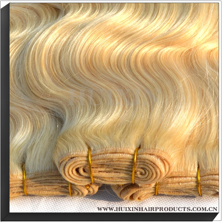 Hair Weaving Remy Russian Blonde Hair Extensions Sassy Weave Human
