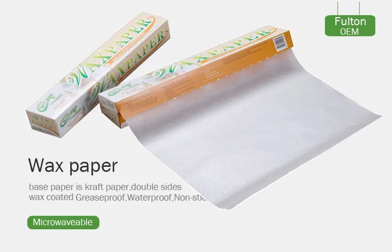 China Paper Manufacturer Supplies Wax Paper For Food,Grease Resistant