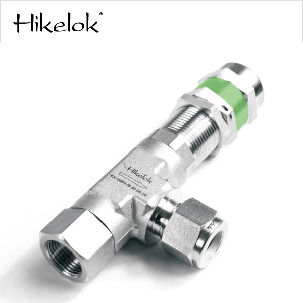 Hikelok 550 Psi регулятор давления воды клапаны 316 304 нержавеющая сталь вакуумный предохранительный клапан
