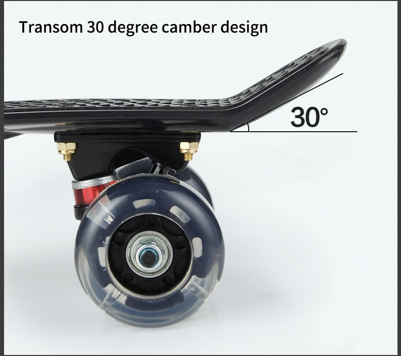 Wholesale Skateboard Skate Board 22x6'' New Eco Pp Fish Plastic For