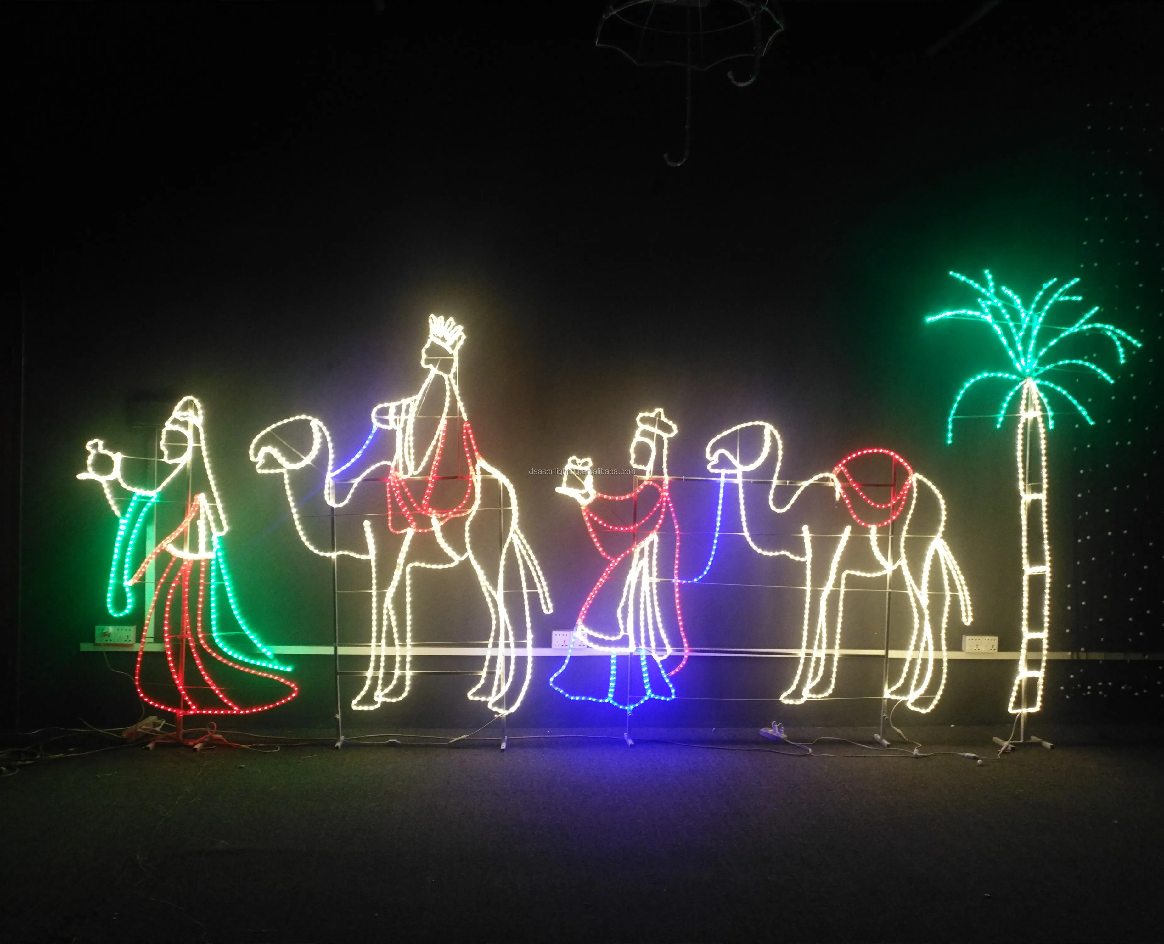 Rope Light Nativity Buy Lighted Outdoor Nativity Scenes,Outdoor
