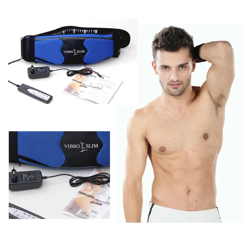 Slimming Massage Belt Fitness Vibrating 2 Modes Massager Machine Weight