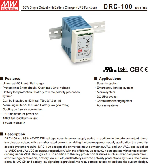 Drc 100a. DRC 100a инструкция. Схема mean well DRC-100b. DRC-100b MW(устройства для зарядки аккумуляторов).