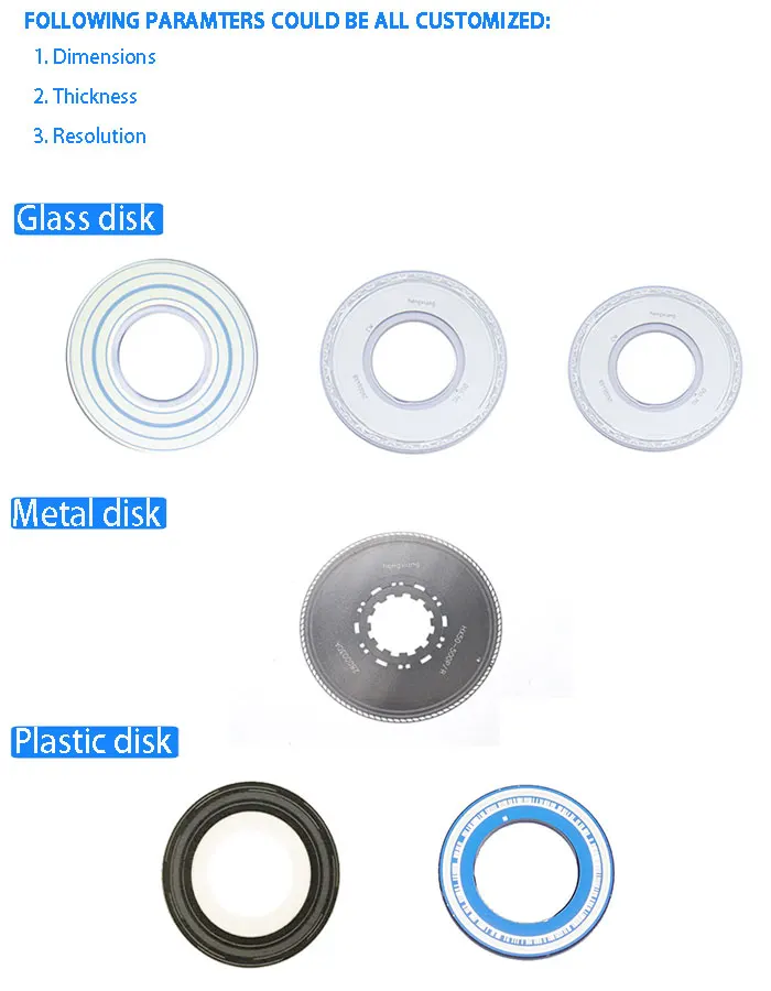 encoder code Metal Encoder Disk stainless steel round encoder wheel dis for gearmotor