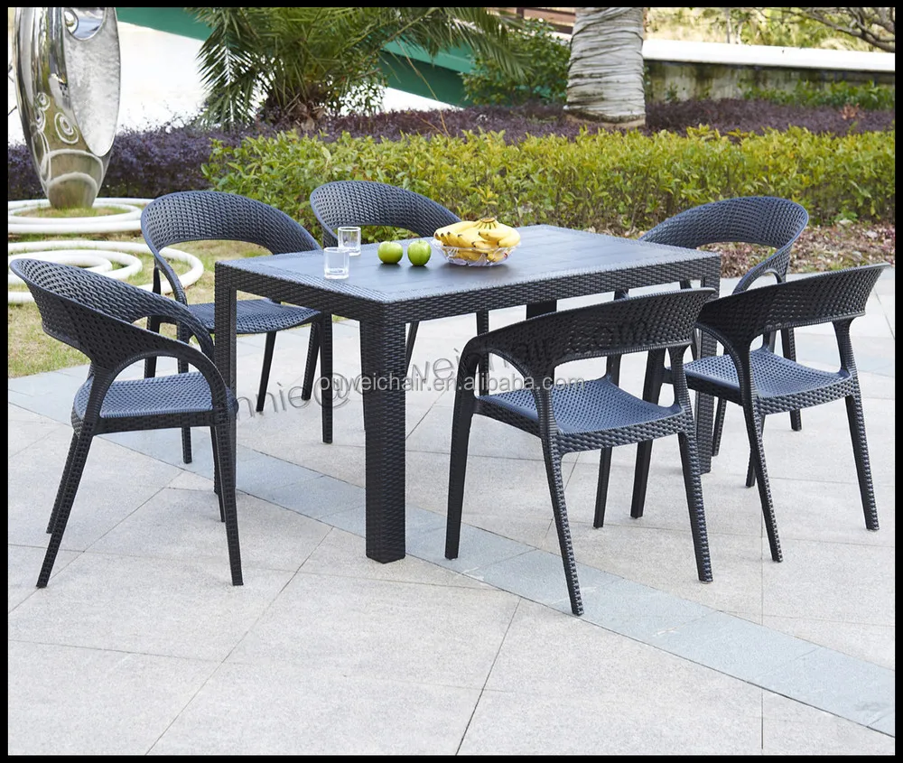 Black Plastic Table And Chair Buy Black Plastic Table And Chair,Table And Chair,Rattan Table