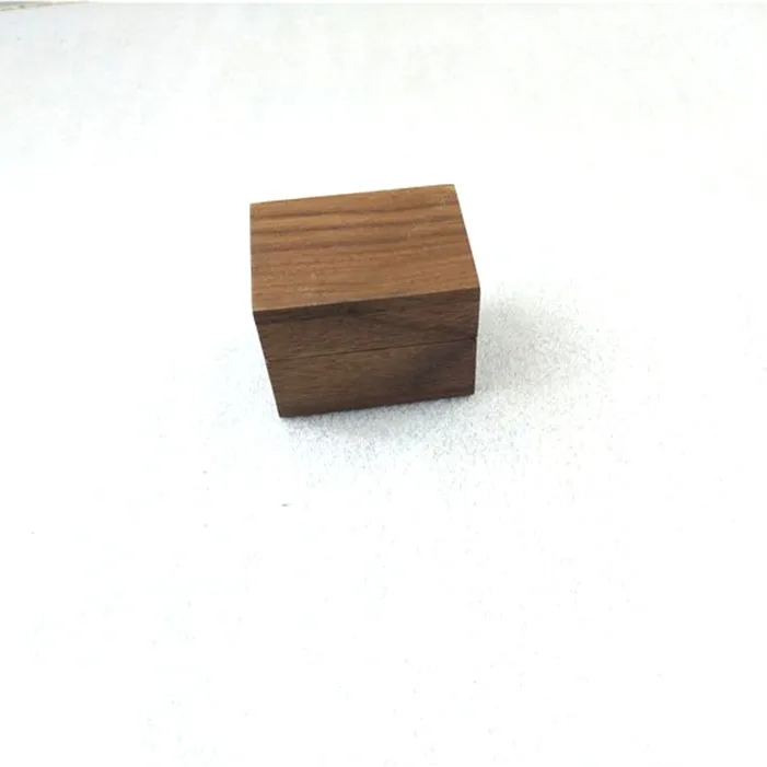 small wood box magnetic box for jewelry gift