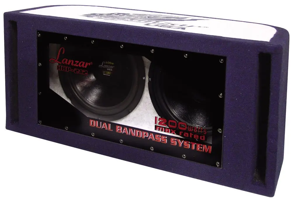 bandpass dual 12 inch subwoofer