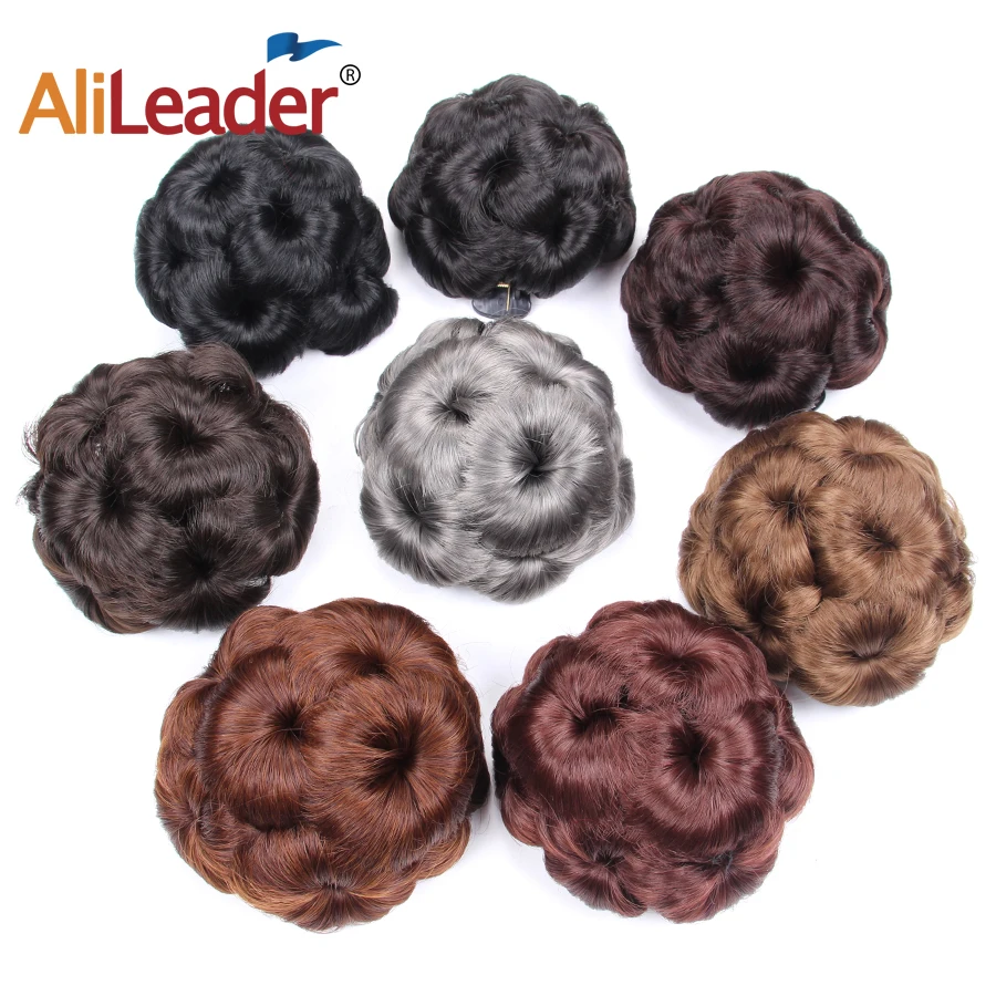 Alileader Wholesale Price Hair Bun Accessories 17 Colors Synthetic