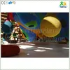 Colorful nylon rope hand-knitted swing ball in kids indoor net playground