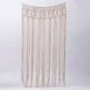 Free Sample 45cm Wx115cm L,Natural Cotton Macrame Curtain Wall Hanging Macrame Tapestry