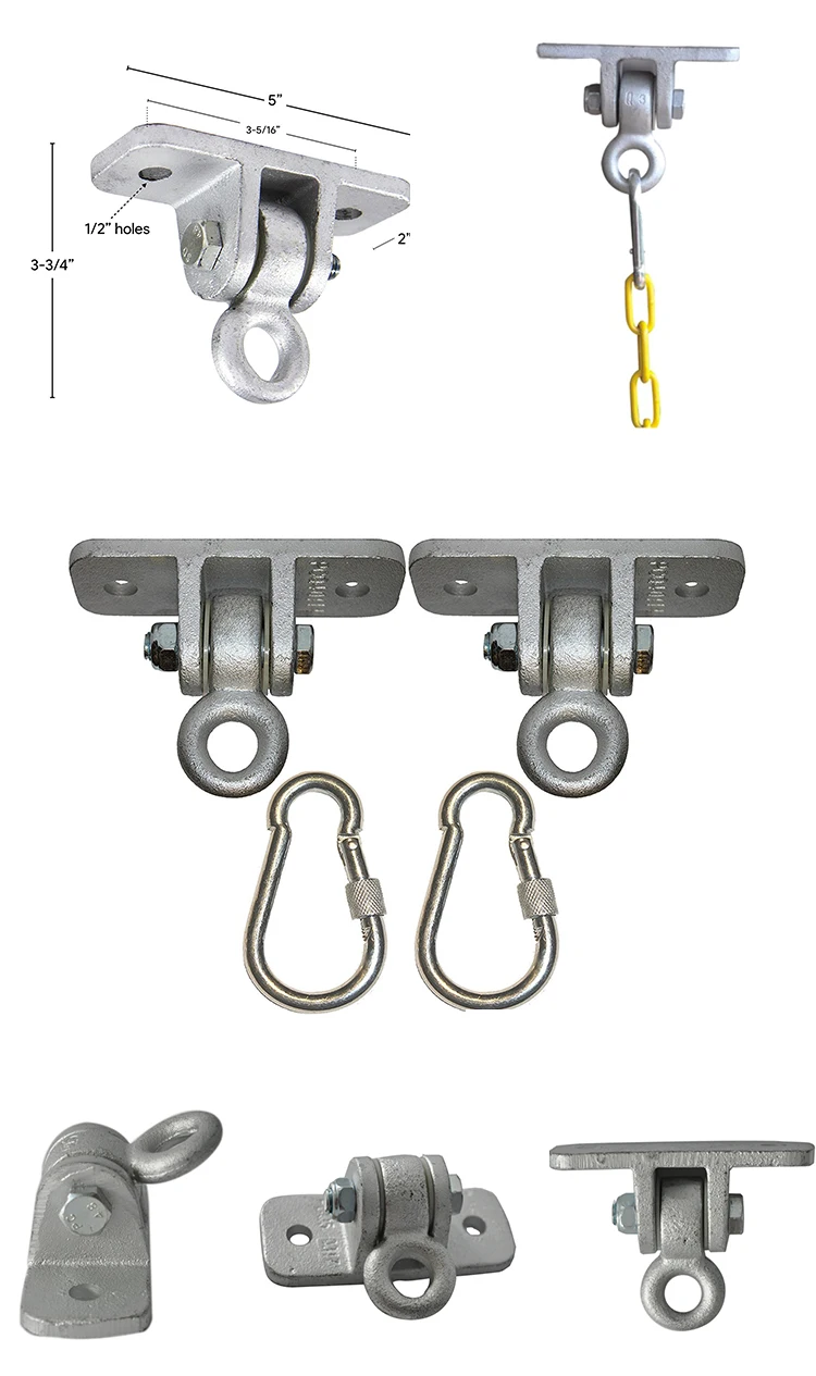 Swing Accessories Ductile Swing Swivel Swing Hangers With Usa Storage