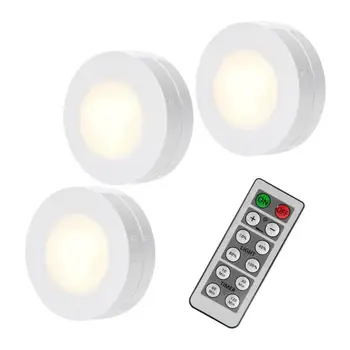 Battery Powered Remote Control Closet Dimmable Puck Light Buy Dimmable Led Puck Light Battery Operated Closet Light Ceiling Led Puck Light Product