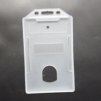 Transparent Rigid Plastic Id Card Holder With Hanging Hole - Buy Rigid ...