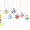 6 Colors Oil Balls Replaced Refill DIY Wholesale Aromatherapy Heart Diffuser Necklace